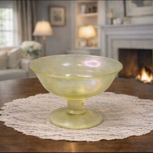 Antique 1930’s Fenton Glass Sherbet Dish